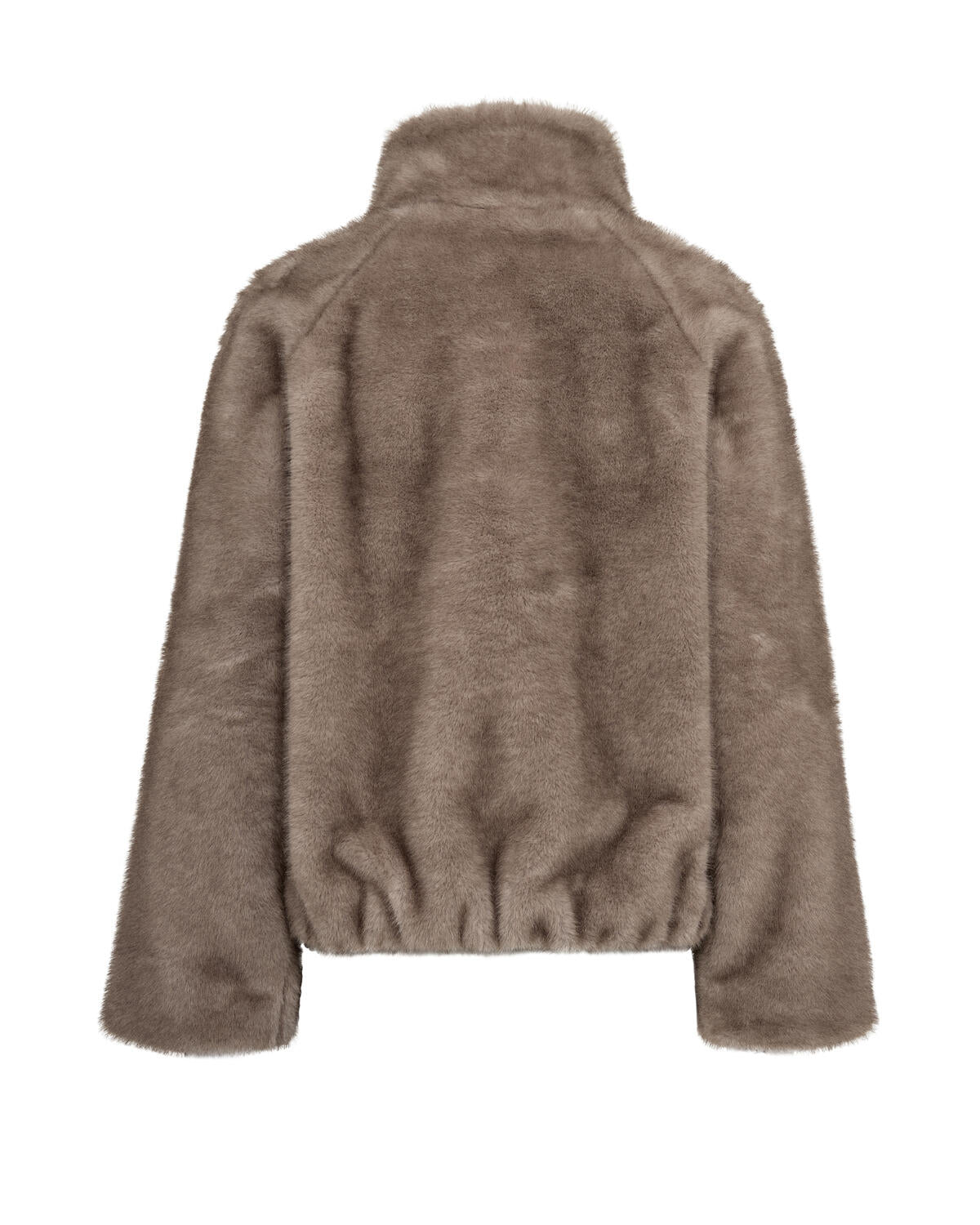 Hilda Faux Fur jakke – Gray Sand